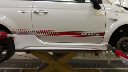 Abarth 500 / 595 / 695 Biposto Style Side Skirts - Cadamuro - Abarth Tuning