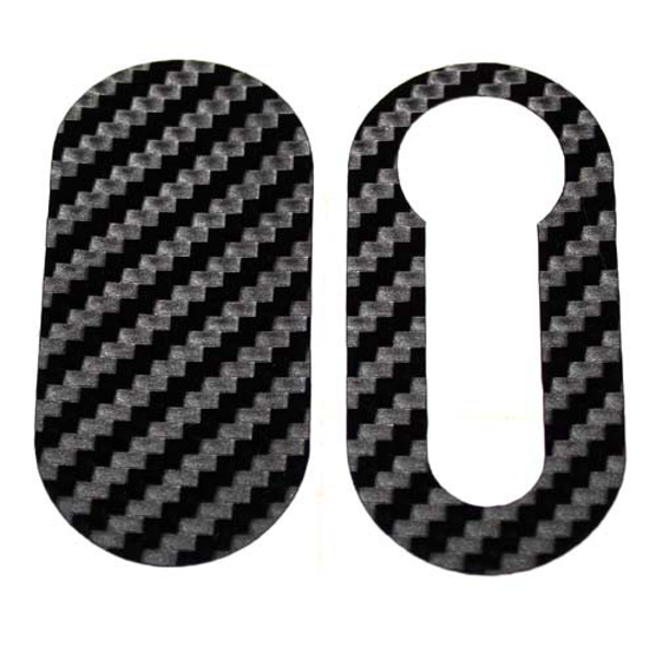 Carbon Fibre Look Vinyl Key Cover for Abarth 500 & Punto Models SALE - Abarth Tuning