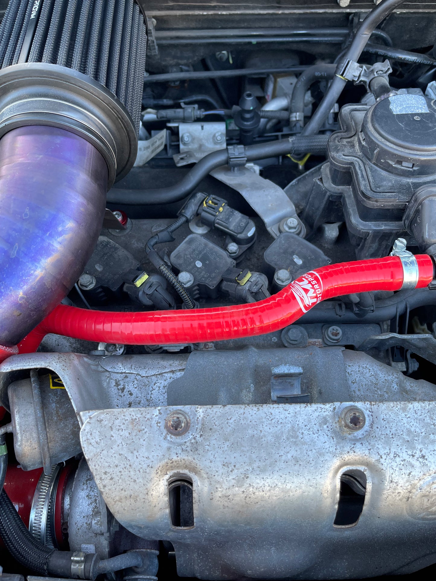 Abarth 500/595/695, Abarth Grande Punto & Mito "IHI Turbo Vehicles Only" TMC Motorsport Oil Breather Silicone Hose