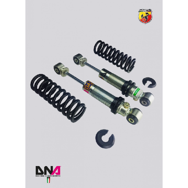 Abarth 500/595/695 DNA-Gaz Rear Coilover Shock Absorber Kit - DNA RACING - Abarth Tuning