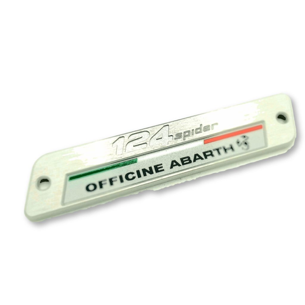 Genuine Abarth Badge for Floor Mat - 124 Spider Abarth - Abarth Tuning