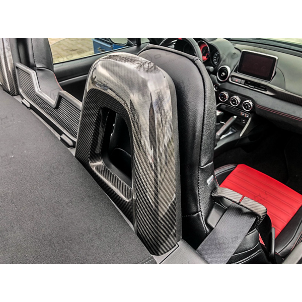 Abarth 124 Rear Seat Cover - Carbon Fibre - Carbon Fibre - Abarth Tuning