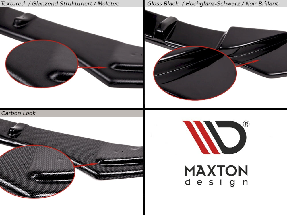 MAXTON DESIGN Rear Side Splitters Fiat Grande Punto Abarth