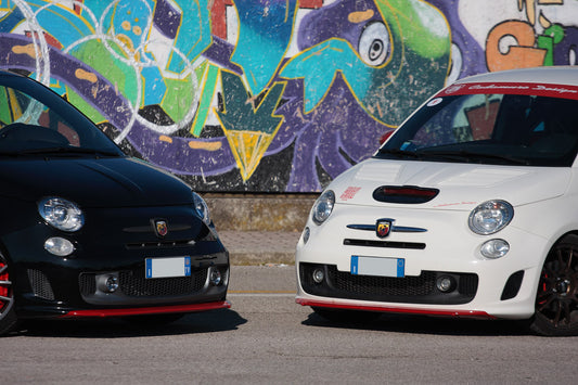 Abarth 500 Series 3 Front Bumper Mini Spoiler Rosso Edition - Cadamuro - Abarth Tuning