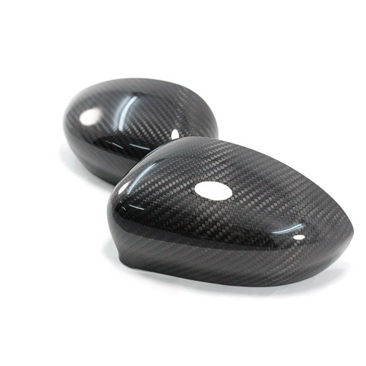 Abarth Grande/Evo Carbon Fibre Mirror Caps - Carbon Fibre - Abarth Tuning
