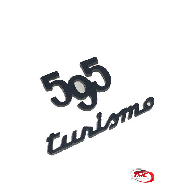 Abarth 595 Turismo Badge Black or Silver - Abarth Tuning