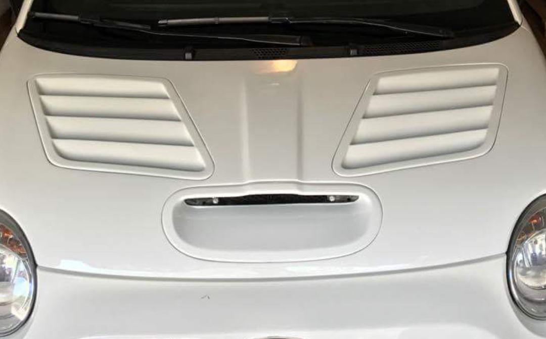 Abarth 500 / 595 / 695 Pista Bonnet with Air Intakes - Cadamuro - Abarth Tuning