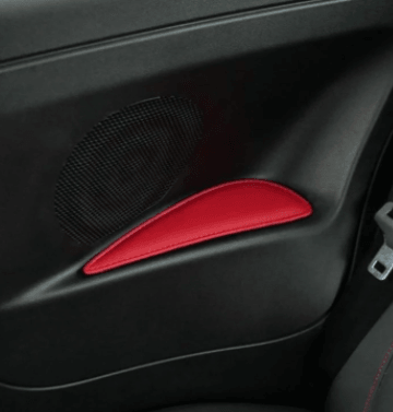 Abarth 500 / 595 / 695 Leather Rear Elbowrest for Rear Passengers - Pair - Abarth Tuning