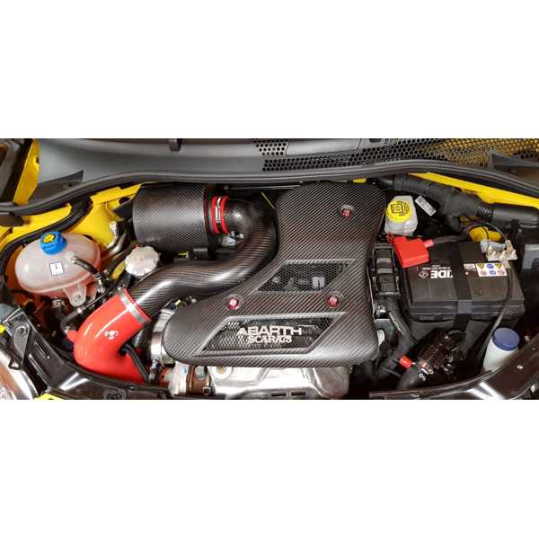 Abarth 500 / 595 / 695 Custom Induction Kit and Engine Cover Carbon Fibre - Abarth Tuning