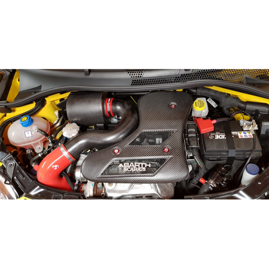 Abarth 500 / 595 / 695 Custom Induction Kit and Engine Cover Carbon Fibre - Abarth Tuning