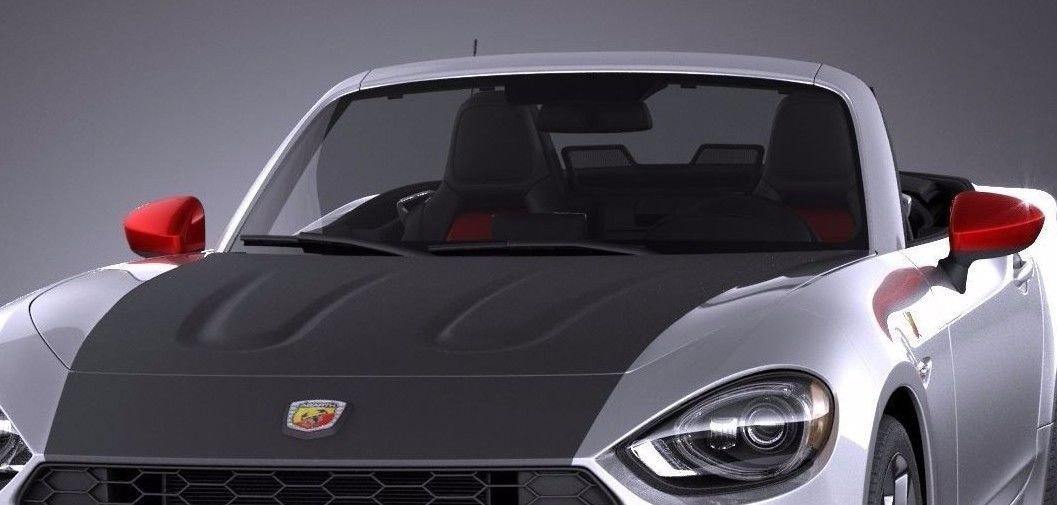Genuine Abarth Mirror Covers, Red - 124 Spider Abarth - Abarth Tuning