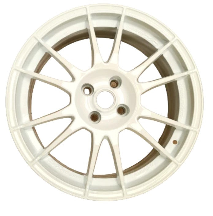 GENUINE ABARTH 124 SPIDER SET OF ALLOY WHEELS - OZ ULTRALEGGERA - WHITE