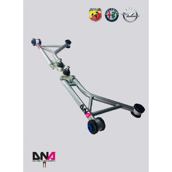 Abarth Punto Front Suspension Arms Kit - DNA RACING - Abarth Tuning
