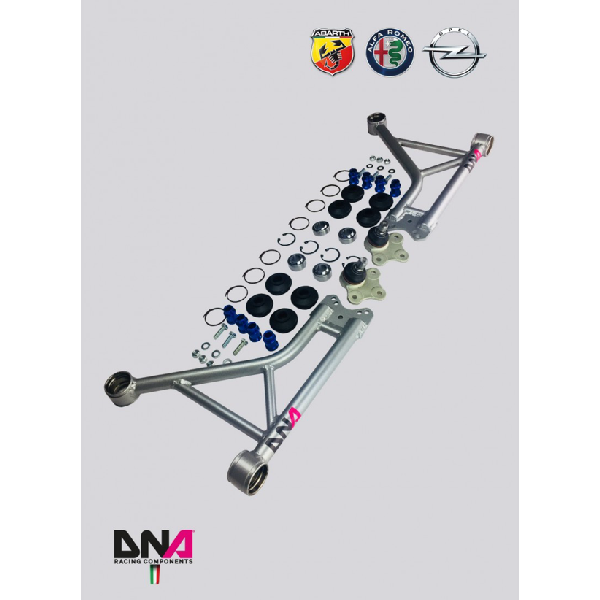 Abarth Punto Front Suspension Arms Kit - DNA RACING - Abarth Tuning