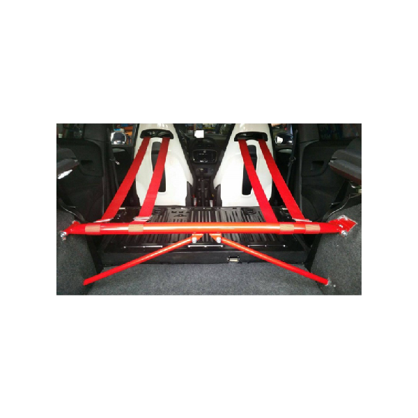 Abarth Punto Rear Strut Bar With Tie Rods Kit - DNA RACING - Abarth Tuning