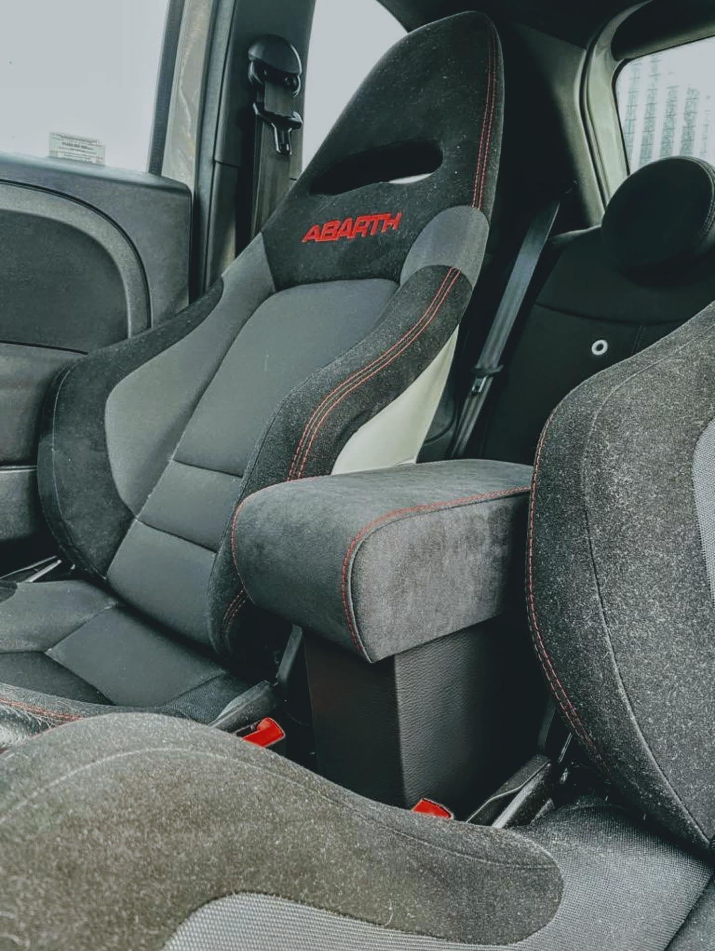 Abarth 500/595/695 'Il Gigante' Alcantara Armrest - ALTO SPEC BY TMC/PISTA - Abarth Tuning