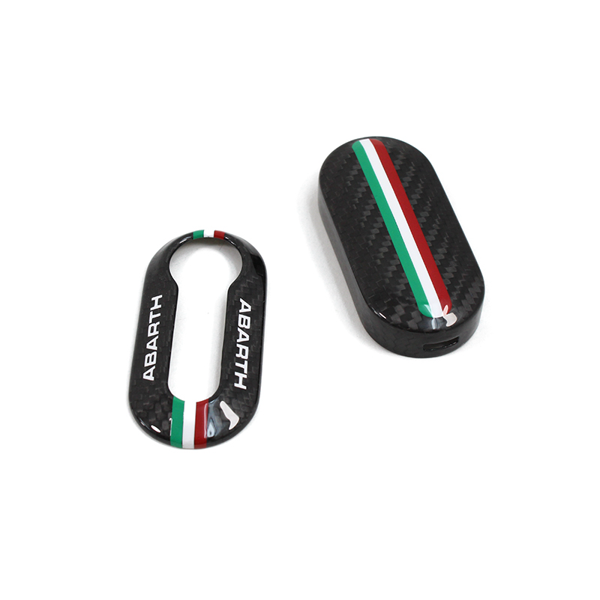 Abarth 500/595 Carbon Fibre Key Cover - Carbon Fibre - Abarth Tuning