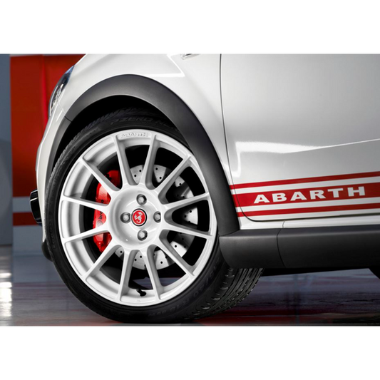 Genuine Abarth 500/595 Esseesse Single Alloy Wheel - White - Abarth Tuning