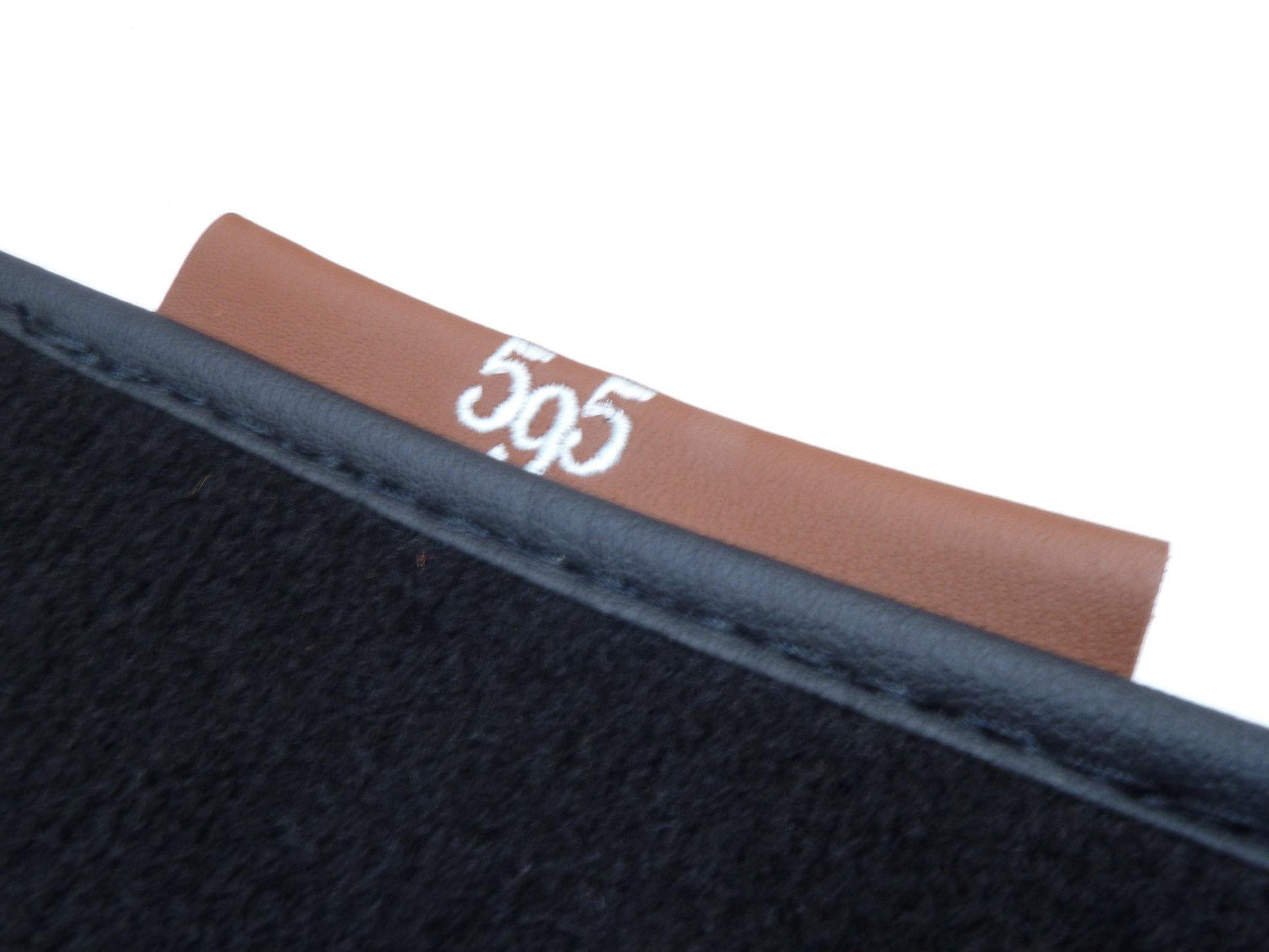 Genuine Abarth Carpet Mat Set, Brown Leather - 500 595 Abarth (Manual) - Right Hand Drive Vehicles - Abarth Tuning