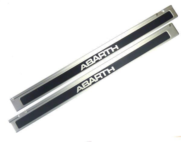 Genuine Abarth Alloy Kick Trims - 500 Abarth - Unboxed - Abarth Tuning