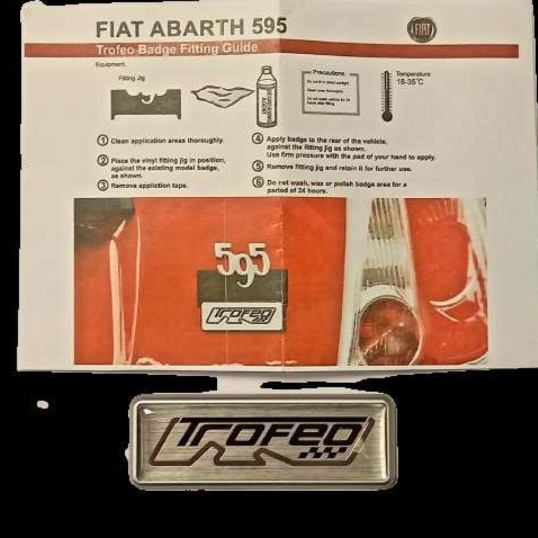 Genuine Abarth Badge 'Trofeo' - 500 Abarth - Abarth Tuning