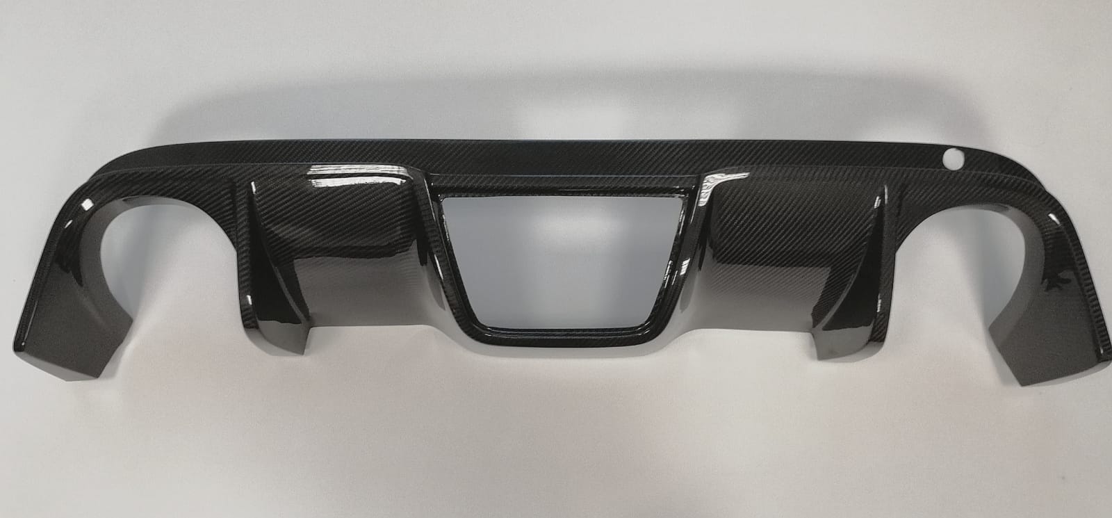 Abarth 500 / 595 / 695 Biposto Style Carbon Fibre Rear Diffuser + Abarth Style Grille (For Cadamuro & Original Biposto Bumper) - Cadamuro - Abarth Tuning