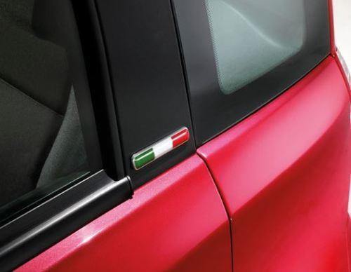 Genuine Abarth Italian Flag Badge - Pair - Abarth Tuning