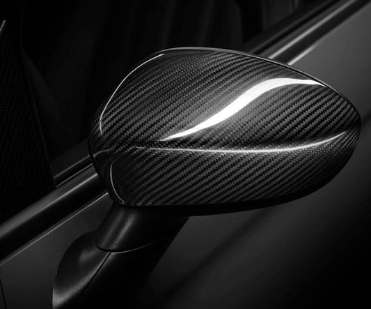 Genuine Abarth Mirror Covers, Carbon Fibre - 500 Abarth - Abarth Tuning