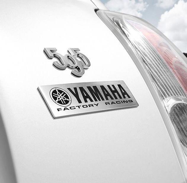 Genuine Abarth Badge 595 Yamaha Factory Racing - 500 Abarth - Abarth Tuning