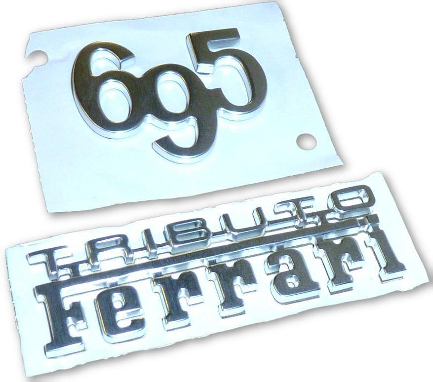 Genuine Abarth Boot Badge "695 Tributo Ferrari" - 500 Abarth - Abarth Tuning