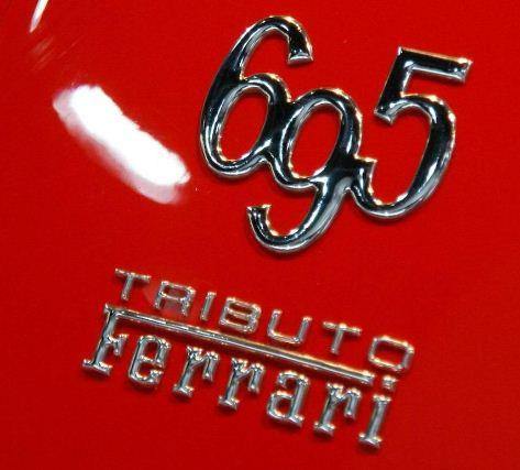 Genuine Abarth Boot Badge "695 Tributo Ferrari" - 500 Abarth - Abarth Tuning