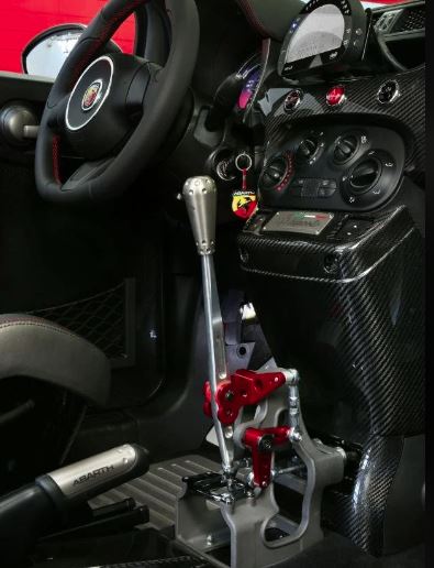 Genuine Abarth Console, Carbon Fibre - 500 Abarth Biposto - Abarth Tuning