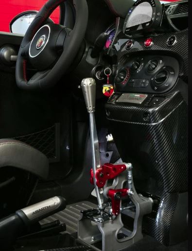 Genuine Abarth Console, Carbon Fibre - 500 Abarth Biposto