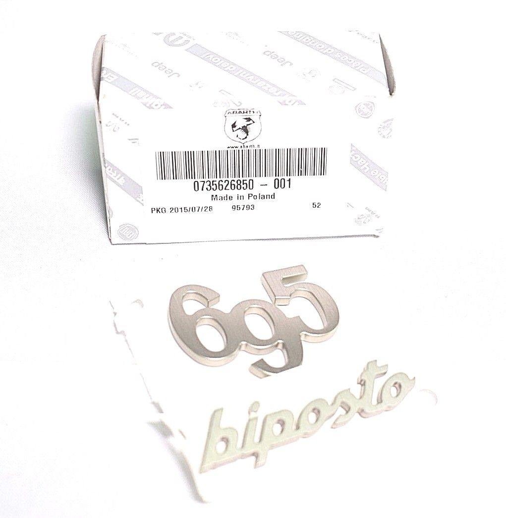 Genuine Abarth Badge "695 Biposto" - 500 Abarth - Abarth Tuning