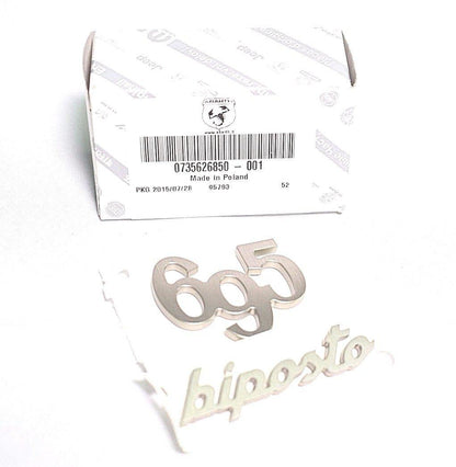 Genuine Abarth Badge "695 Biposto" - 500 Abarth - Abarth Tuning