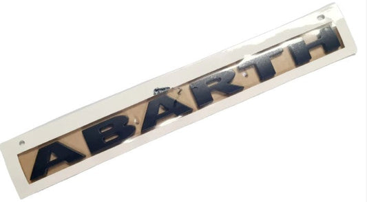 Genuine 'Abarth' Badge, Rear - 500e Abarth - Abarth Tuning