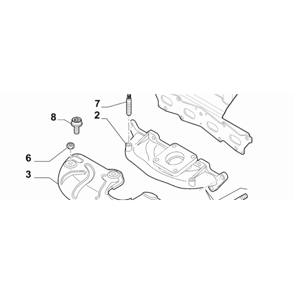 Genuine Abarth 1.4 Turbocharged Engines Reinforced Iron Exhaust Manifold - Abarth Tuning