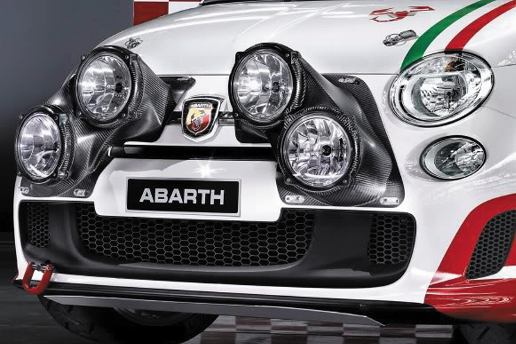 Abarth 500 Series 3 R3T Carbon Rally Pod Lights - Cadamuro – Abarth Tuning