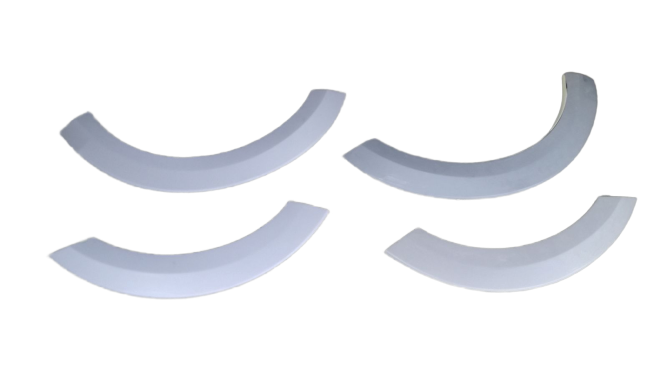 Abarth 500 / 595 / 695 Biposto Replica Wheel Arch Extensions Unpainted Raw - Cadamuro - Abarth Tuning