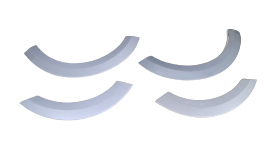 Abarth 500 / 595 / 695 Biposto Replica Wheel Arch Extensions Unpainted Raw - Cadamuro - Abarth Tuning