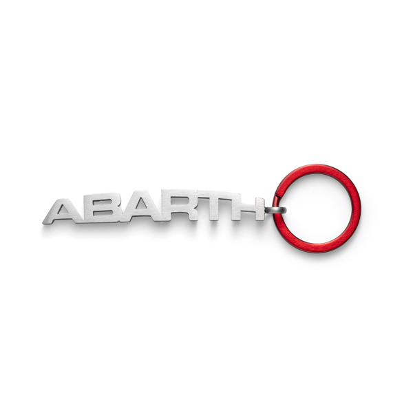 Abarth Metal Key Ring Red - Abarth Tuning