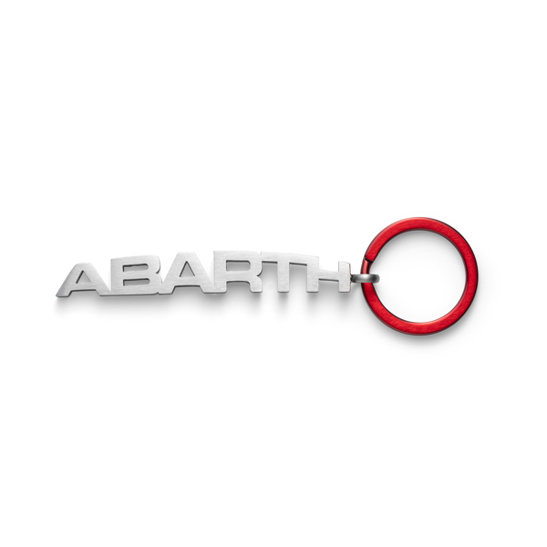 Genuine Abarth Metal Keyring Red - Abarth Tuning