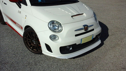 Abarth 500 Series 3 Front Bumper Mini Spoiler - Cadamuro - Abarth Tuning