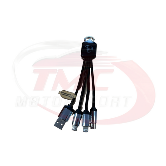 Genuine Abarth Backlit Multi Charger Cable