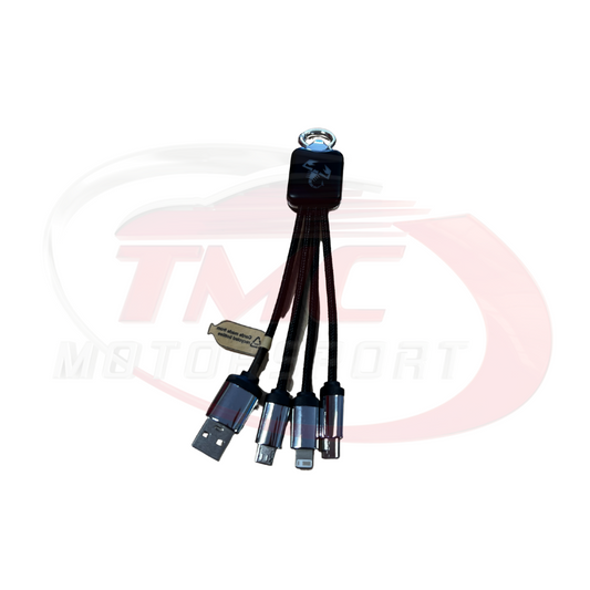 Genuine Abarth Backlit Multi Charger Cable - Abarth Tuning