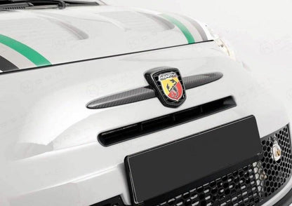 Abarth 500/595 Front Logo Intake Cover Series 4 Cars Only - Carbon Fibre - Abarth Tuning
