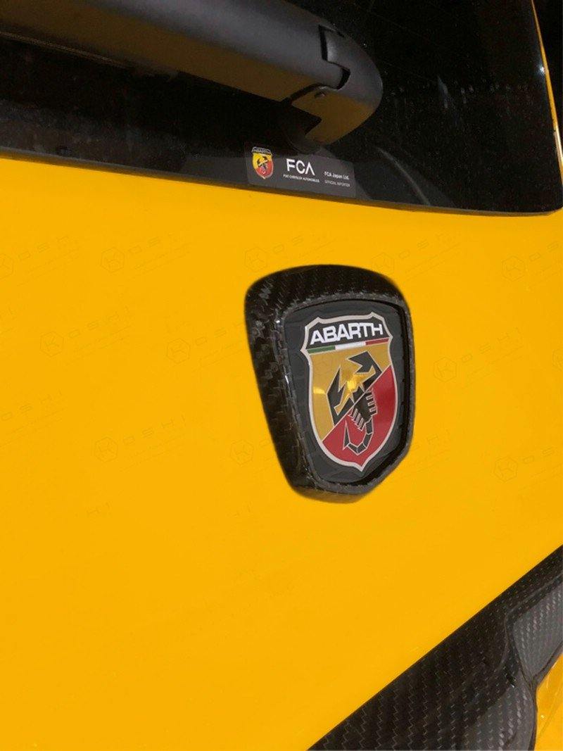 Abarth 500 / 595 / 695 Rear Logo Frame - Carbon Fibre - Abarth Tuning