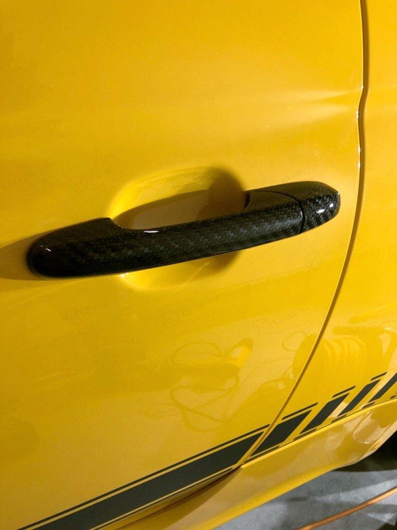 Abarth 500 / 595 / 695 Door Handles - Carbon Fibre - Abarth Tuning