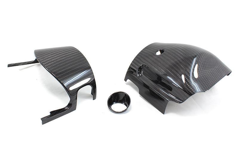 Abarth 500/595 Steering Wheel Shroud - Carbon Fibre - Abarth Tuning