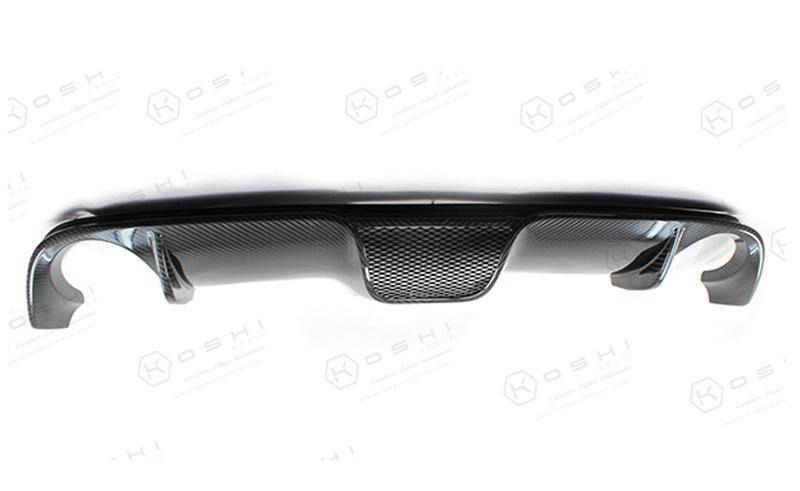 Abarth 500 Double Exhaust Diffuser - Carbon Fibre - Abarth Tuning